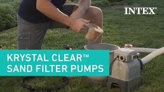 Intex Krystal Clear Sand Filter Pumps